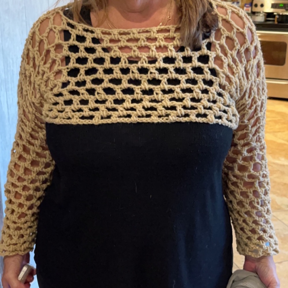Hand made crochet arm warmers in any size